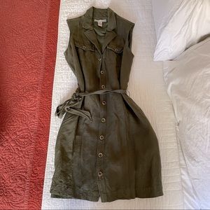 Banana Republic button down dress